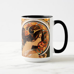Alphonse Mucha Cow Slip Mug
