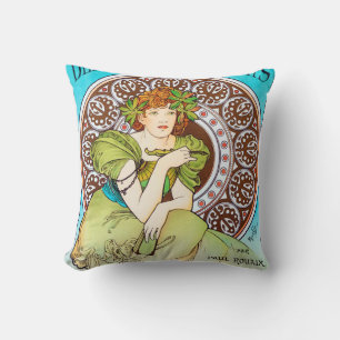 Alphonse Mucha Cushion