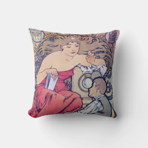 Alphonse Mucha Cushion