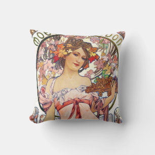 Alphonse Mucha Cushion