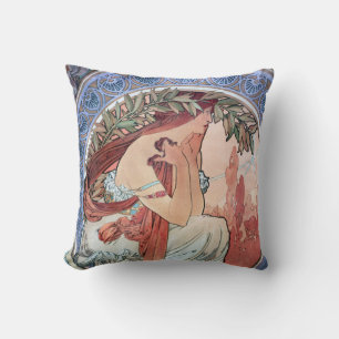 Alphonse Mucha Cushion