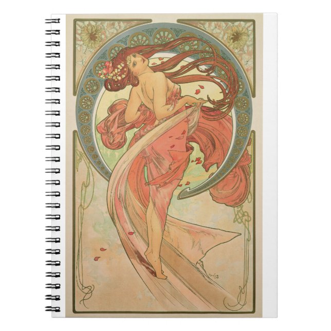 Alphonse Mucha - Dance Notebook (Front)