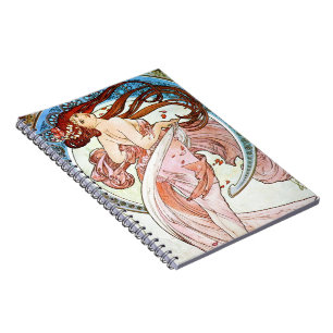 Alphonse Mucha Dance Notebook