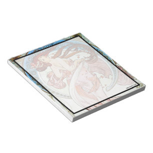 Alphonse Mucha Dance Notepad