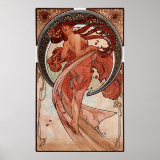 Alphonse Mucha, Dance. Poster