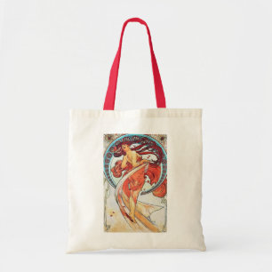 Alphonse Mucha Dance Vintage Art Nouveau Painting Tote Bag