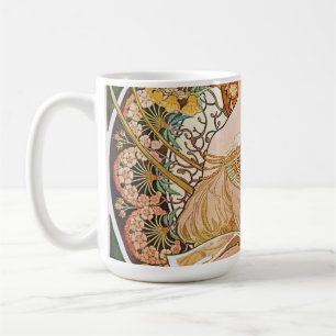 Alphonse Mucha - Daydream Coffee Mug