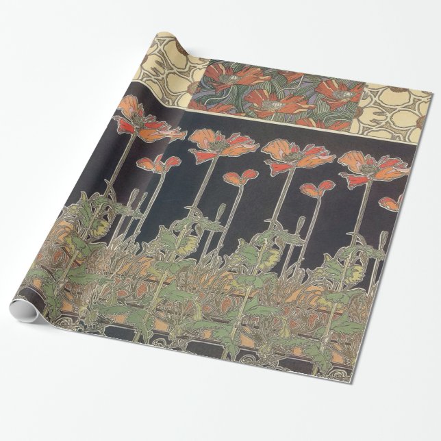 Alphonse Mucha Documents Décoratifs GalleryHD Wrapping Paper (Unrolled)