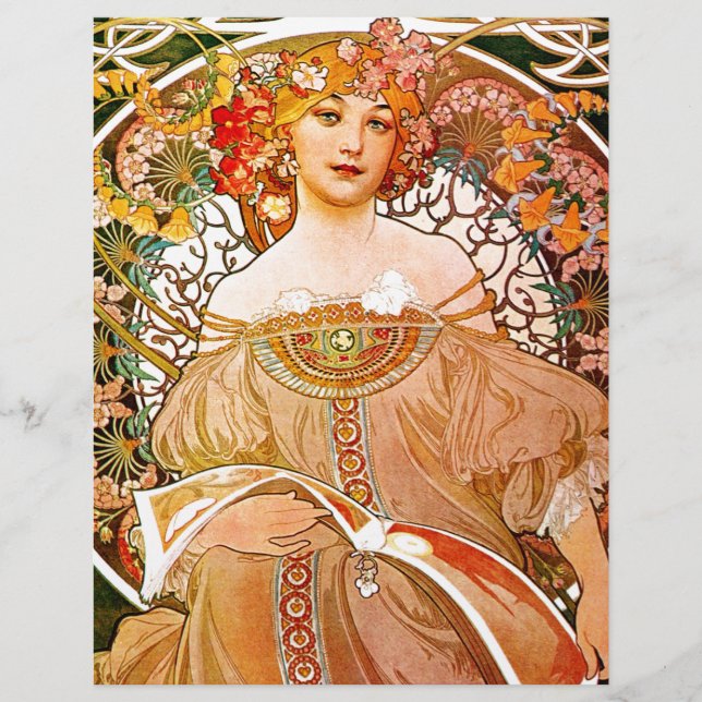 Alphonse Mucha Dreaming (Reverie) (Front)