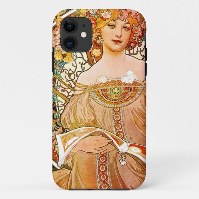 Alphonse Mucha Dreaming (Reverie) Case-Mate iPhone Case (Back)
