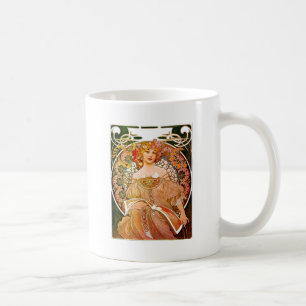 Alphonse Mucha Dreaming (Reverie) Coffee Mug