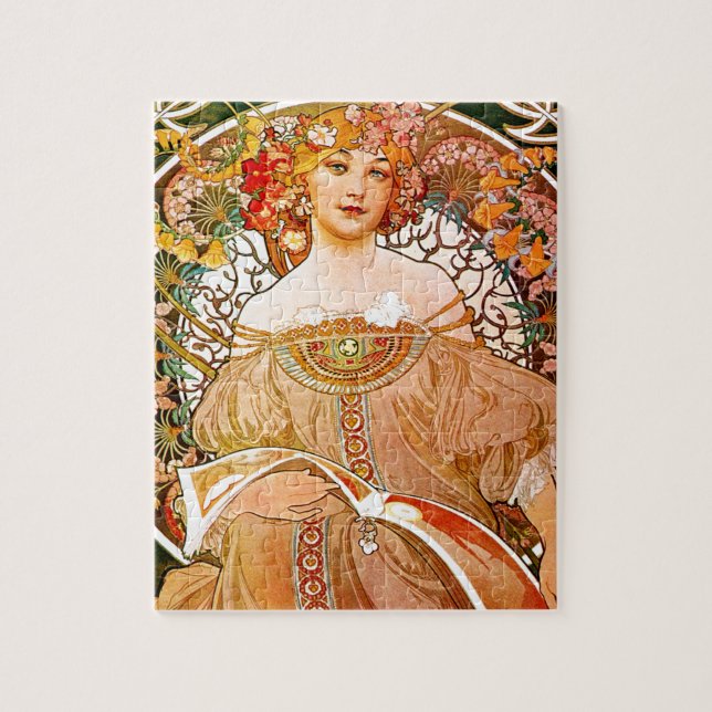 Alphonse Mucha Dreaming (Reverie) Jigsaw Puzzle (Vertical)