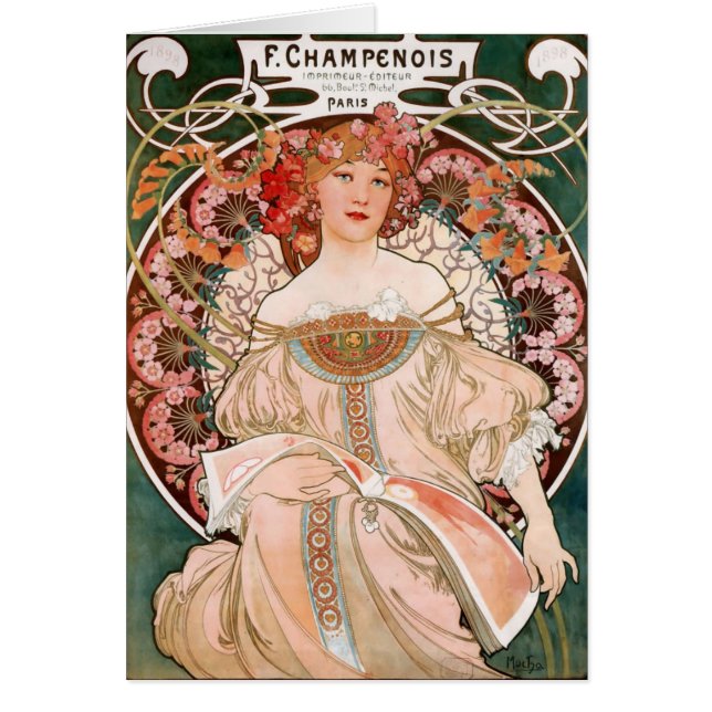 Alphonse Mucha F. Champenois (Front)