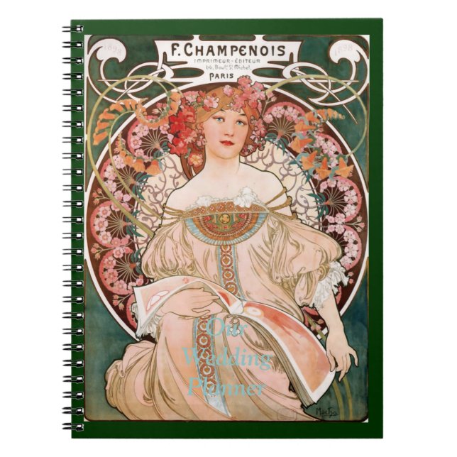 Alphonse Mucha F. Champenois Notebook (Front)