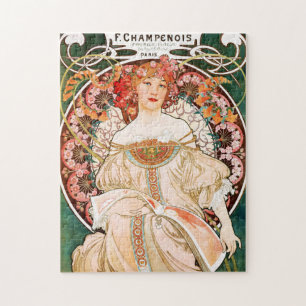 Alphonse Mucha F. Champenois Puzzle