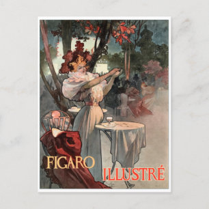 Alphonse Mucha - Figaro Illustré Postcard