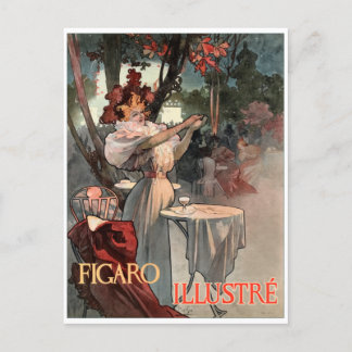Alphonse Mucha - Figaro Illustré Postcard