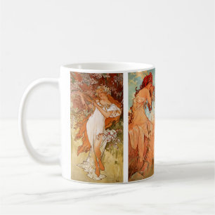Alphonse Mucha, Four Seasons Coffee Mug
