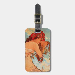 Alphonse Mucha, Four Seasons, Summer Luggage Tag