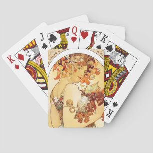 Alphonse Mucha "Fruit" Playing Cards