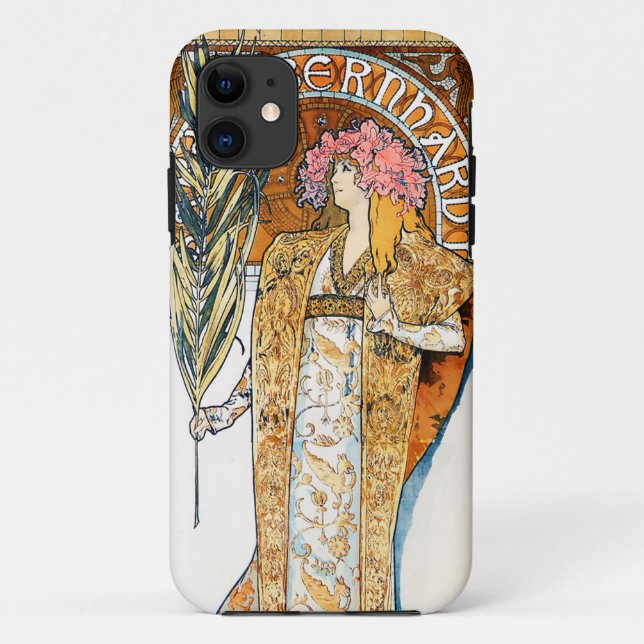 Alphonse Mucha Gismonda Case-Mate iPhone Case (Back)