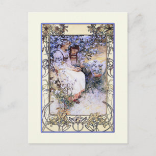 Alphonse Mucha illustration: The Beatitudes Postcard