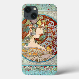 Alphonse Mucha Ivy iPhone 13 Case