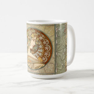 Alphonse Mucha Ivy GalleryHD Coffee Mug