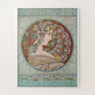Alphonse Mucha - Ivy Jigsaw Puzzle