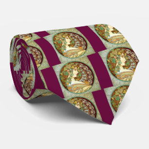 Alphonse Mucha , “ Ivy ” Tie
