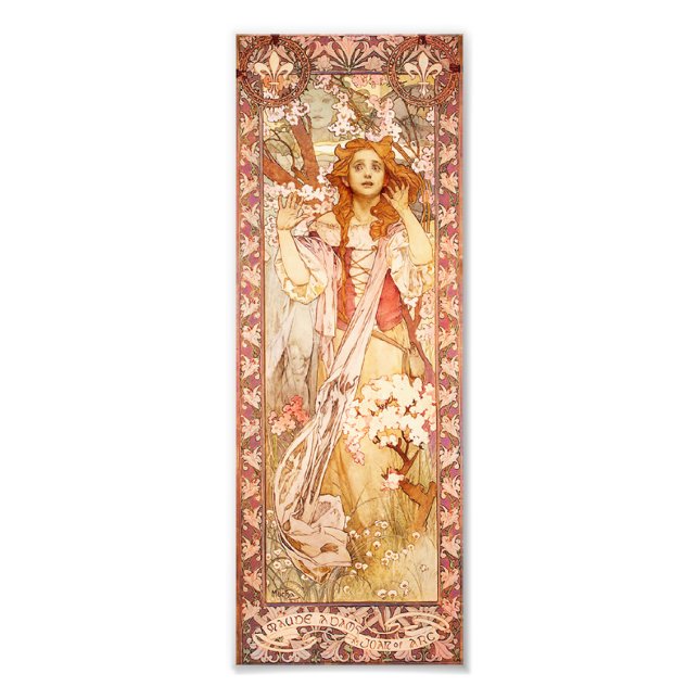 Alphonse Mucha Joan of Arc Print (Front)