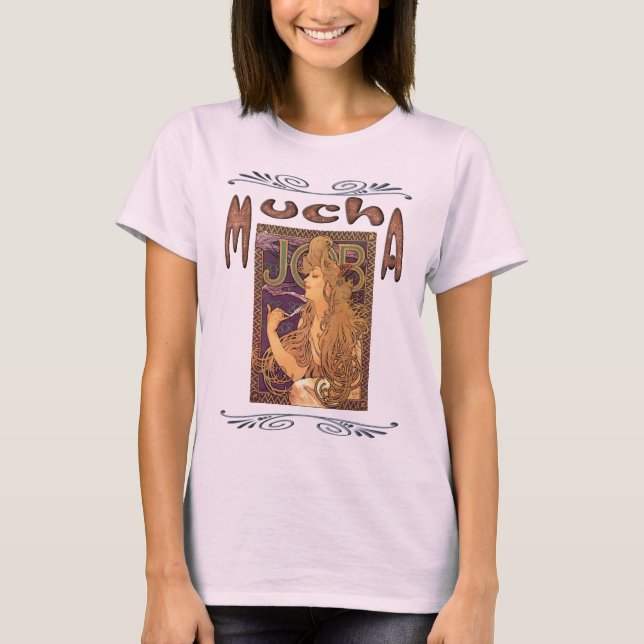 Alphonse Mucha - Job advertisement T-Shirt (Front)