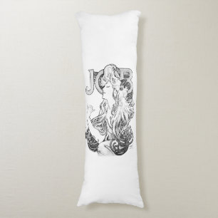 Alphonse Mucha JOB ISOGS Body Cushion