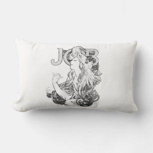 Alphonse Mucha JOB ISOGS Lumbar Cushion