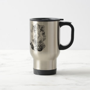 Alphonse Mucha JOB ISOGS Travel Mug