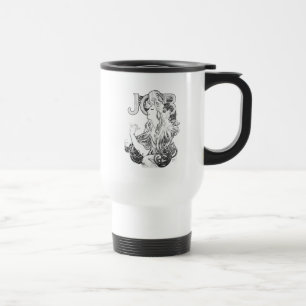 Alphonse Mucha JOB ISOGS Travel Mug