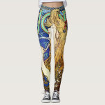 Alphonse Mucha JOB Leggings<br><div class="desc">Alphonse Mucha JOB: An Art Nouveau Artwork Of An Enchanting Beauty c1896

For a full line of Art Deco and Art Nouveau Reproductions visit https://rolandosgiftshop.com/alphonse-mucha-reproductions/</div>