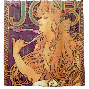 Alphonse Mucha - Job Shower Curtain