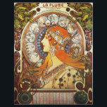 Alphonse Mucha La Plume Zodiac Art Nouveau Vintage Flyer<br><div class="desc">Alphonse Mucha La Plume Zodiac Vintage Fine Art (1896) A beautiful Art Nouveau Lady. Alphonse Mucha's famous Art Nouveau poster "Zodiac, " also known as "La Plume."was designed in 1896 as a calendar printed by F. Champenois, Paris. Shortly thereafter, the popular French Magazine "La Plume" purchased the rights to distribute...</div>