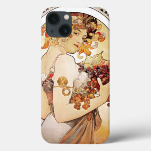 Alphonse Mucha Lady With Fruit iPhone 13 Case
