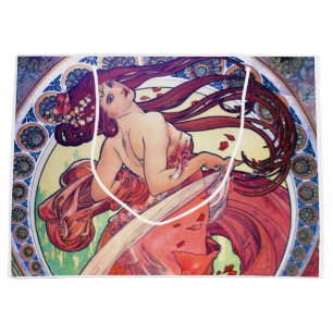 Alphonse Mucha Large Gift Bag