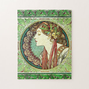 Alphonse Mucha Laurel Puzzle