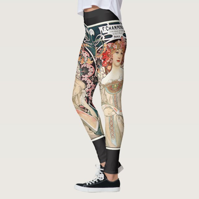 Alphonse Mucha Leggings (Left)