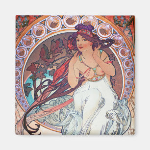 Alphonse Mucha Magnet