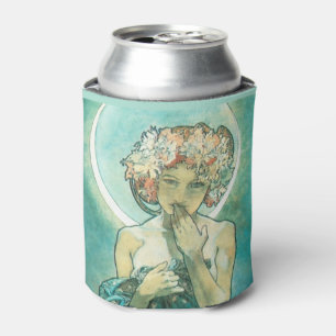 Alphonse Mucha Moonlight Clair De Lune Art Nouveau Can Cooler