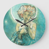 Alphonse Mucha Moonlight Clair De Lune Art Nouveau