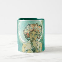 Alphonse Mucha Moonlight Clair De Lune Art Nouveau
