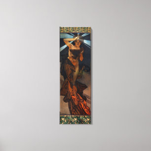 Alphonse Mucha Morning Star Canvas Poster