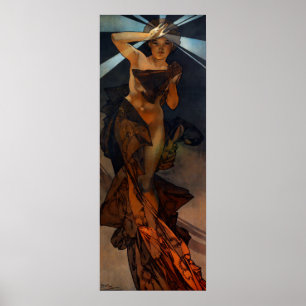 Alphonse Mucha Morning Star Poster