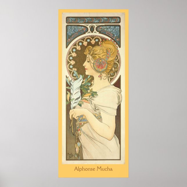 Alphonse Mucha Painting Poster (Front)